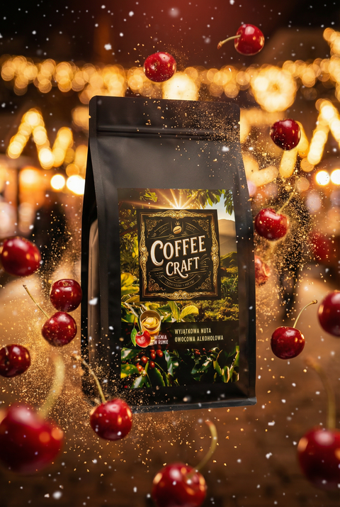 Kawa smakowa Wiśnia w Rumie